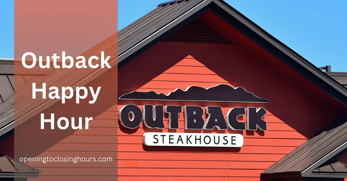 Outback Happy Hour