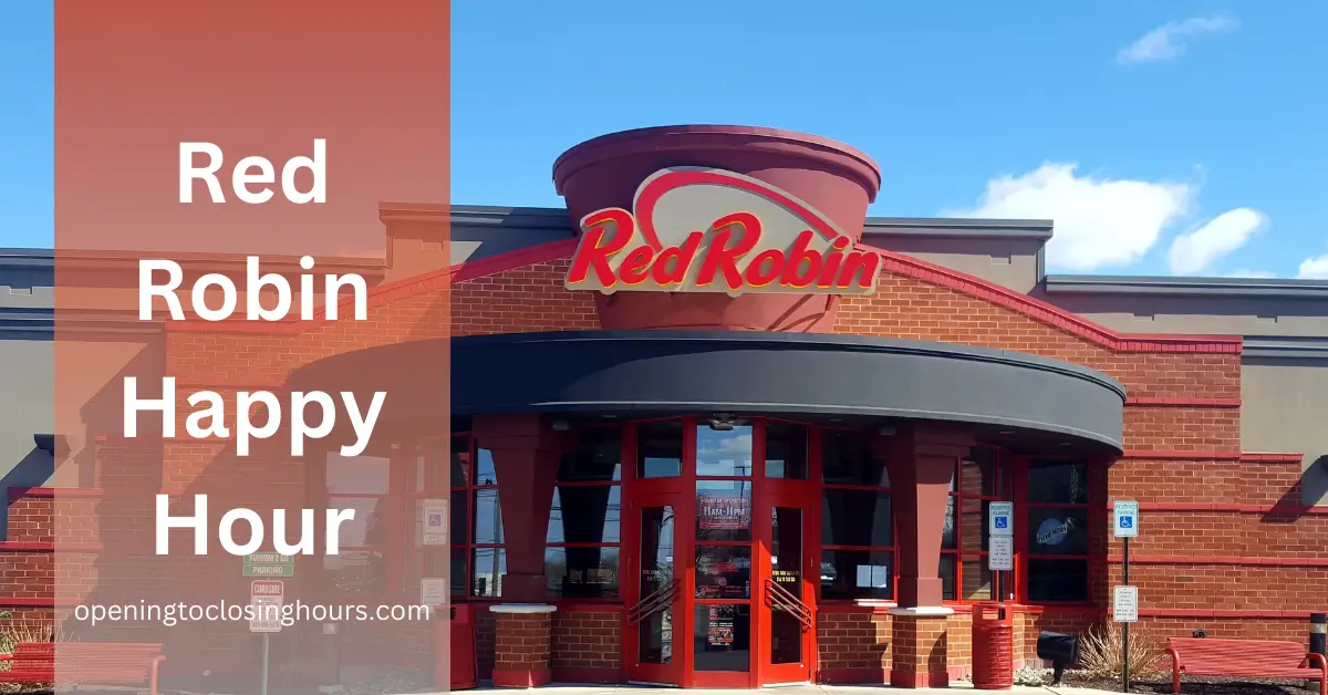 Red Robin Happy Hour